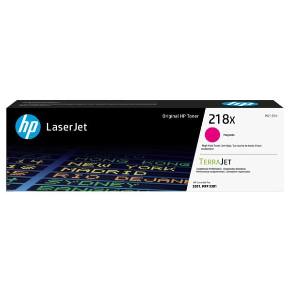 Genuine HP 218X High Yield Magenta Toner W2183X