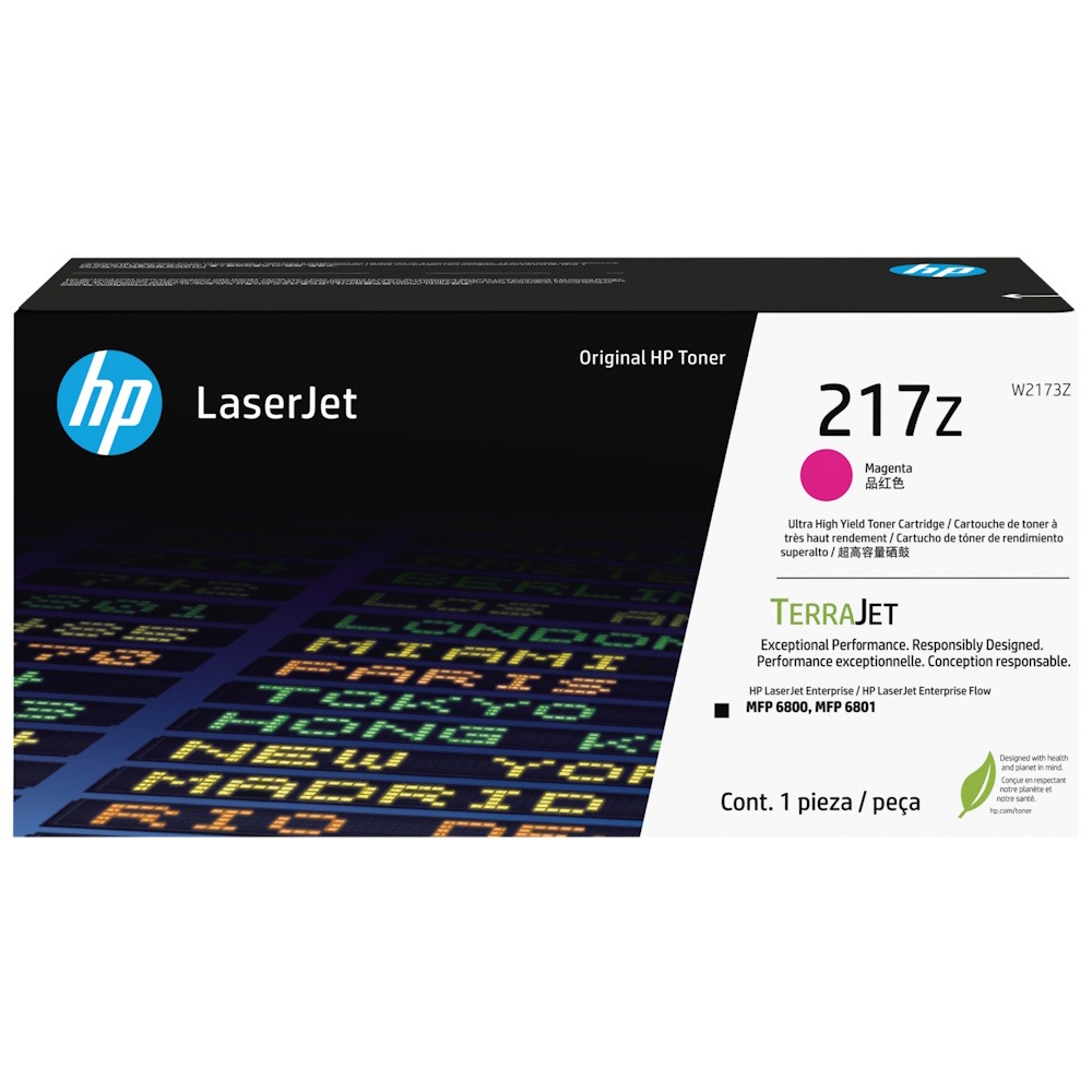 Genuine HP 217z Magenta Toner Super High Yield W2173Z