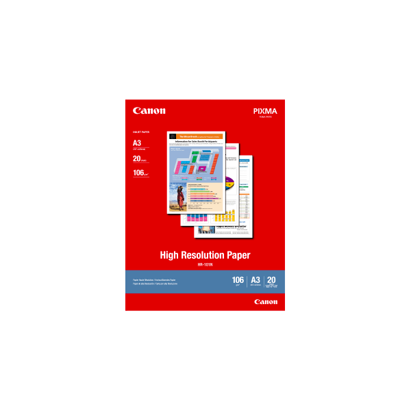 Canon High Resolution Paper HR-101 A3 20 pack Canon High Resolution Paper HR-101 A3 20 pack