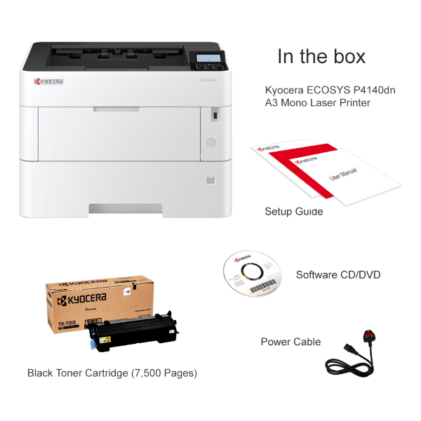 Kyocera P4140DN A3 Mono Laser Printer