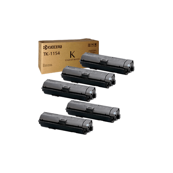 Genuine Kyocera TK-1154 Toner 5 PACK