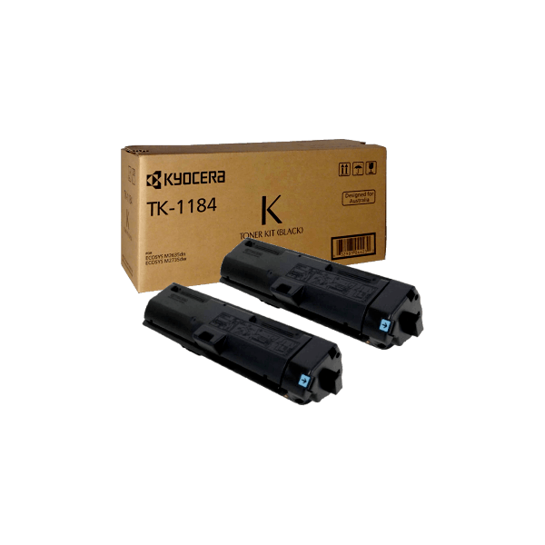 Genuine Kyocera TK-1184 Toner 2 PACK