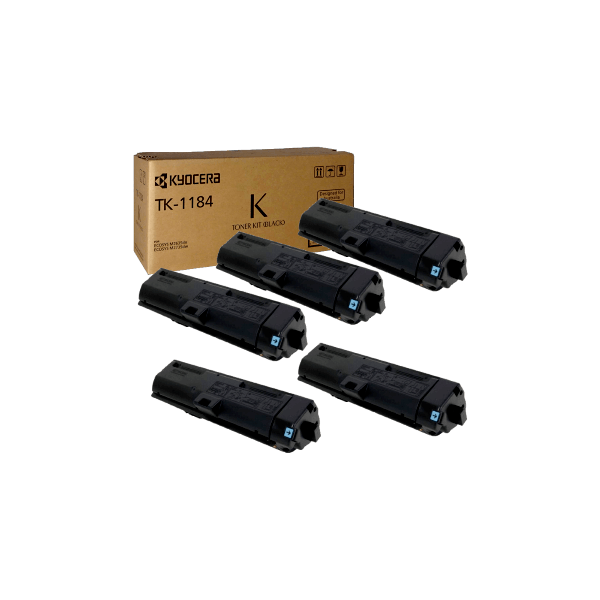 Genuine Kyocera TK-1184 Toner 5 PACK