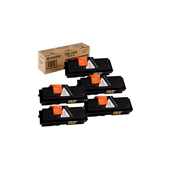 Genuine Kyocera TK-144 Toner 5 PACK