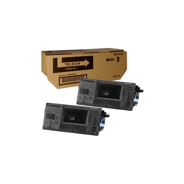 Genuine Kyocera TK-3104 Toner 2 PACK