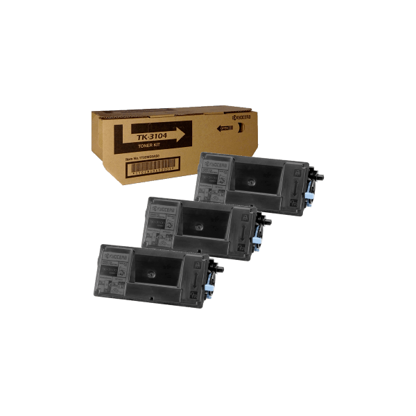 Genuine Kyocera TK-3104 Toner 3 PACK