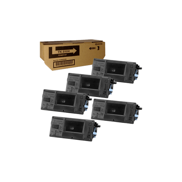 Genuine Kyocera TK-3104 Toner 5 PACK