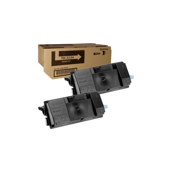 Genuine Kyocera TK-3134 Toner 2 PACK