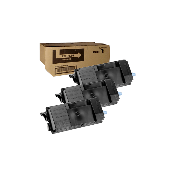Genuine Kyocera TK-3134 Toner 3 PACK
