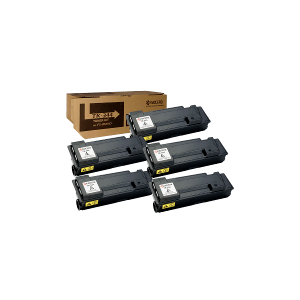 Genuine Kyocera TK-344 Toner 5 PACK Genuine Kyocera TK-344 Toner 5 PACK