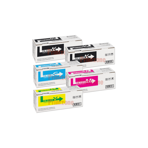 Genuine Kyocera TK-5144 Value Pack Toner PLUS EXTRA BLACK