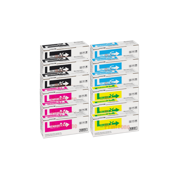 Genuine Kyocera TK-5144 Triple Value Pack Toner