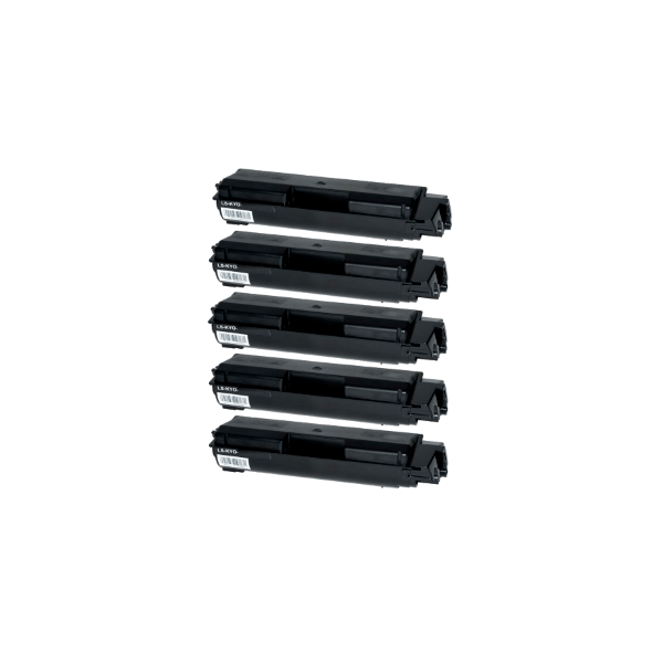Compatible Kyocera TK-5144K Black Toner 5 PACK