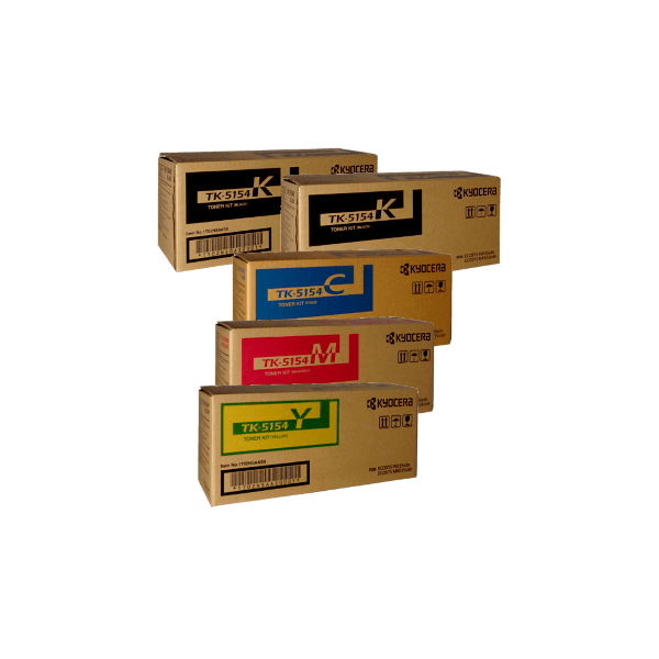 Genuine Kyocera TK-5154 Value Pack Toner PLUS EXTRA BLACK Genuine Kyocera TK-5154 Value Pack Toner PLUS EXTRA BLACK