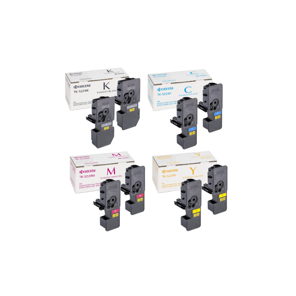 Genuine Kyocera TK-5224 Toner Double Value Pack