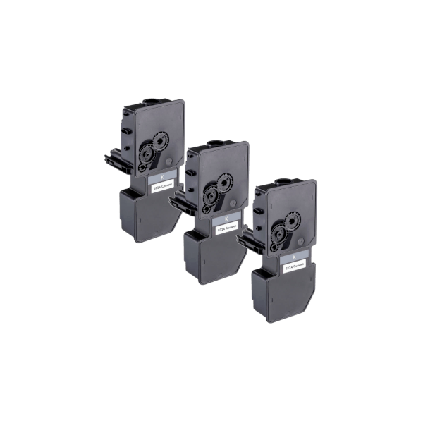 Compatible Kyocera TK-5224K Black Toner 3 PACK