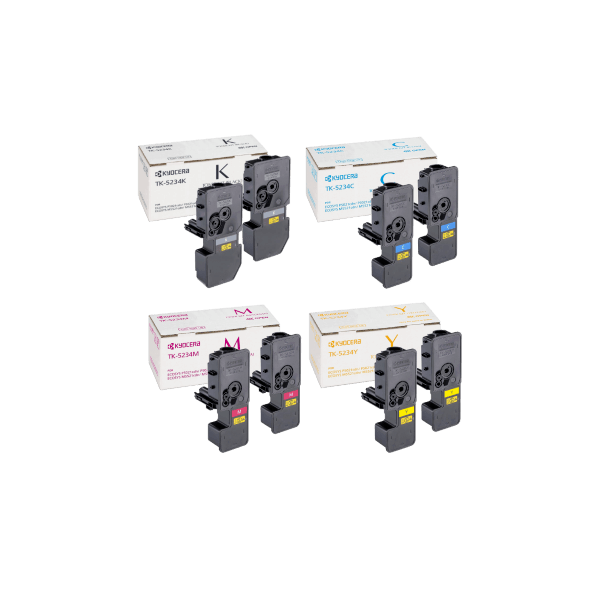 Genuine Kyocera TK-5234 Toner Double Value Pack High Yield