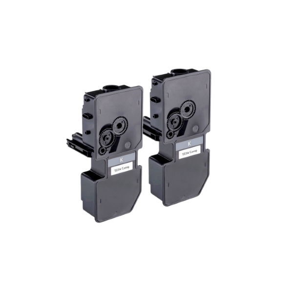 Compatible Kyocera TK-5234K Black Toner High Yield 2 PACK