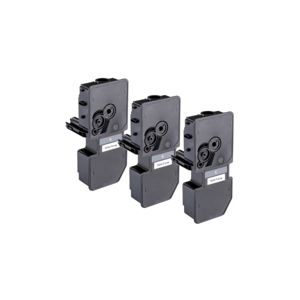 Compatible Kyocera TK-5234K Black Toner High Yield 3 PACK