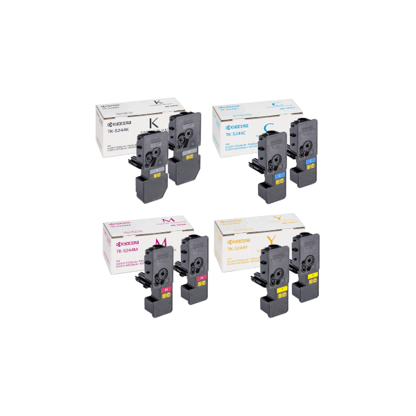 Genuine Kyocera TK-5244 Toner Double Value Pack