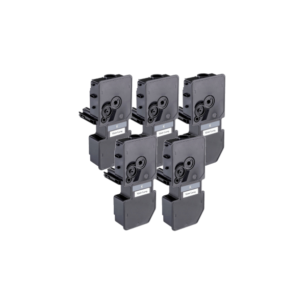 Compatible Kyocera TK-5244K Black Toner 5 PACK