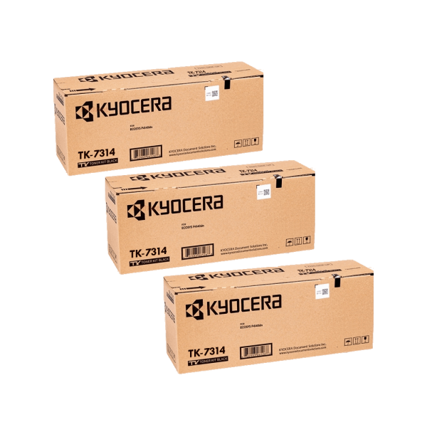 Genuine Kyocera TK-7314 Toner 3 PACK Genuine Kyocera TK-7314 Toner 3 PACK