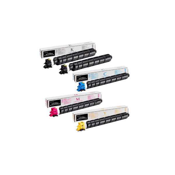 Genuine Kyocera TK-8804 Toner Value Pack PLUS EXTRA BLACK