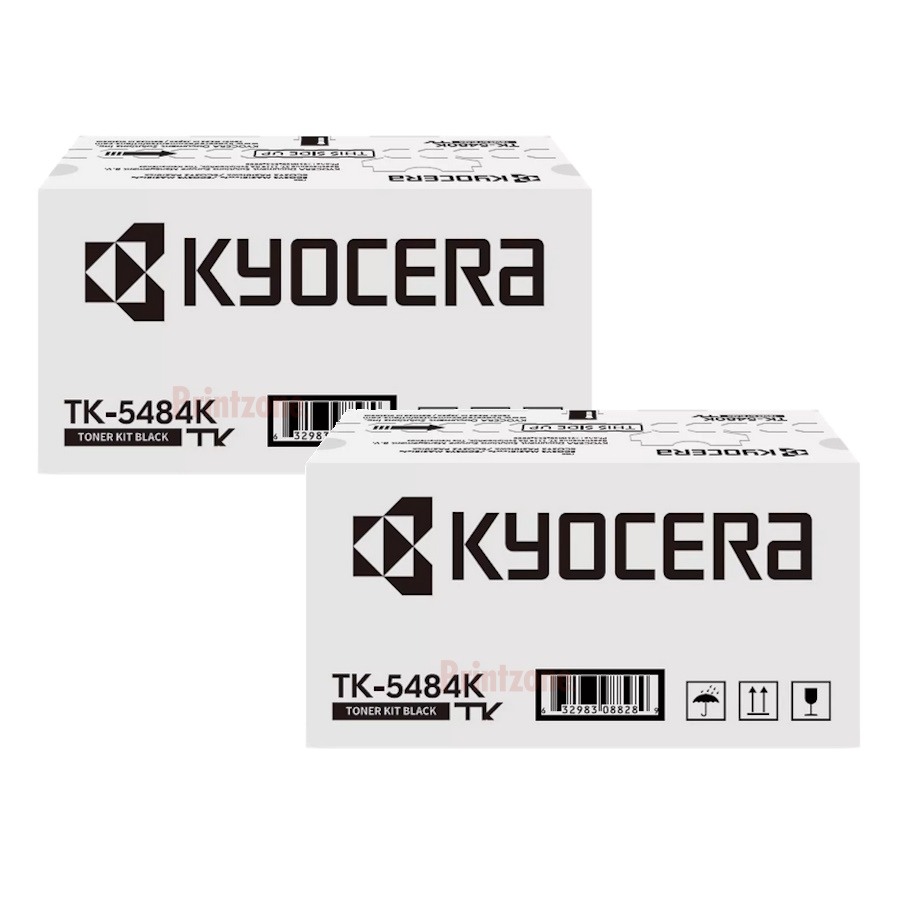 Genuine Kyocera TK-5484K Black Toner 2 PACK