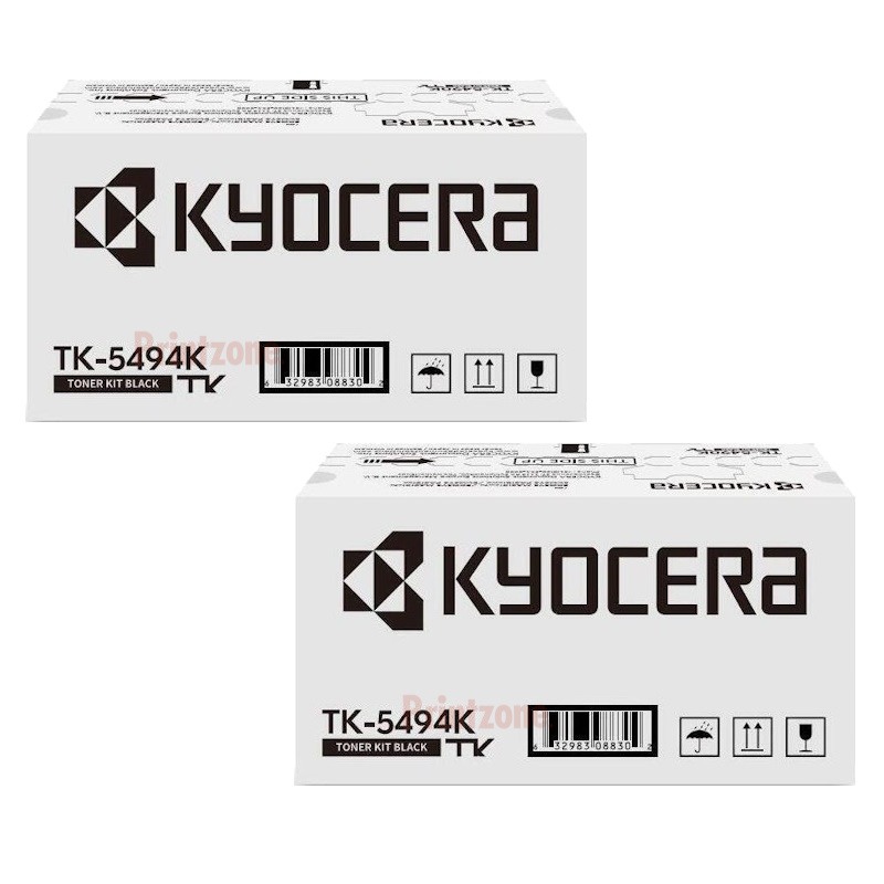 Genuine Kyocera TK-5494K High Yield Black Toner 2 PACK