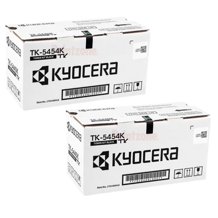 Genuine Kyocera TK-5454K High Yield Black Toner 2 PACK