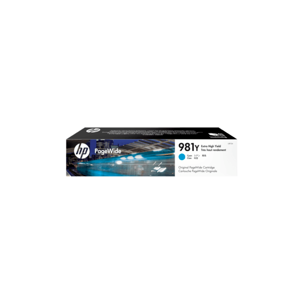 Genuine HP 981Y Cyan Ink Cartridge Extra High Yield L0R13A