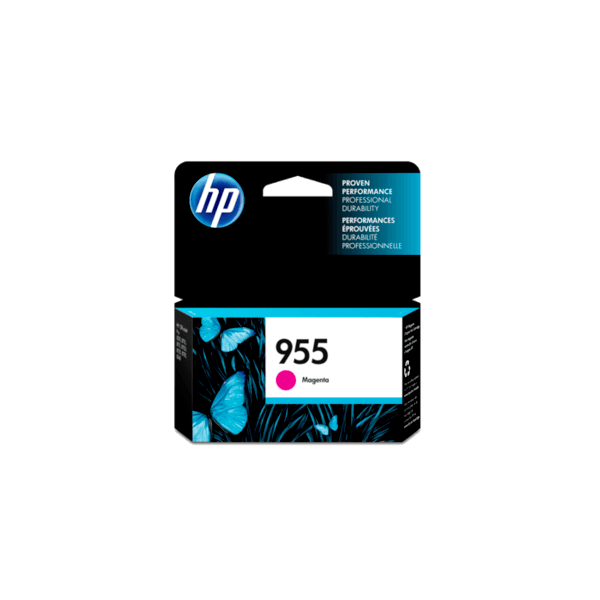 Genuine HP 955 Magenta Ink Cartridge L0S54AA Genuine HP 955 Magenta Ink Cartridge L0S54AA