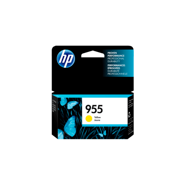 Genuine HP 955 Yellow Ink Cartridge L0S57AA Genuine HP 955 Yellow Ink Cartridge L0S57AA