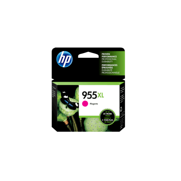 Genuine HP 955XL Magenta Ink Cartridge High Yield L0S66AA Genuine HP 955XL Magenta Ink Cartridge High Yield L0S66AA