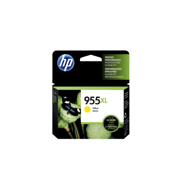 Genuine HP 955XL Yellow Ink Cartridge High Yield L0S69AA Genuine HP 955XL Yellow Ink Cartridge High Yield L0S69AA