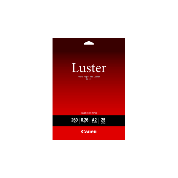 Canon Photo Paper Pro Luster LU-101 A2 25 Sheets Canon Photo Paper Pro Luster LU-101 A2 25 Sheets