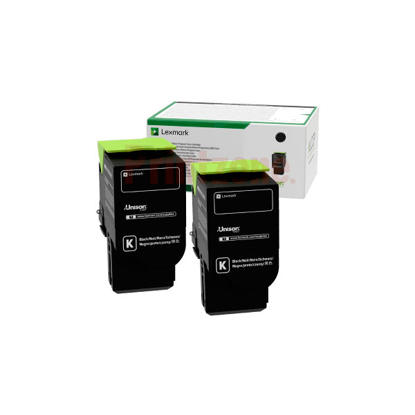 Genuine Lexmark C236HK0 Black Toner High Yield 2 PACK