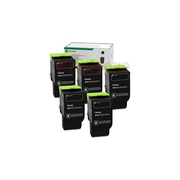 Genuine Lexmark C236HK0 Black Toner High Yield 5 PACK
