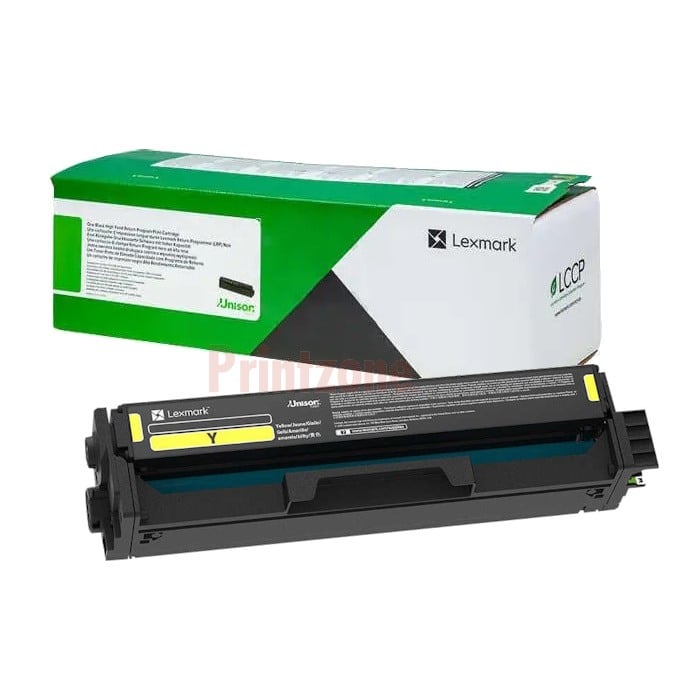 Genuine Lexmark 20N3HY0 High Yield Yellow Toner