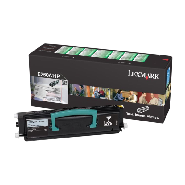 Genuine Lexmark E250A11P Black Toner Cartridge