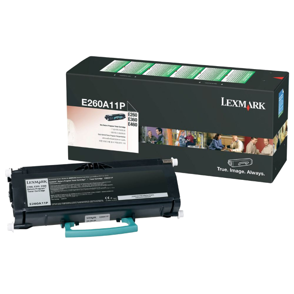 Genuine Lexmark E260A11P Black Toner Cartridge