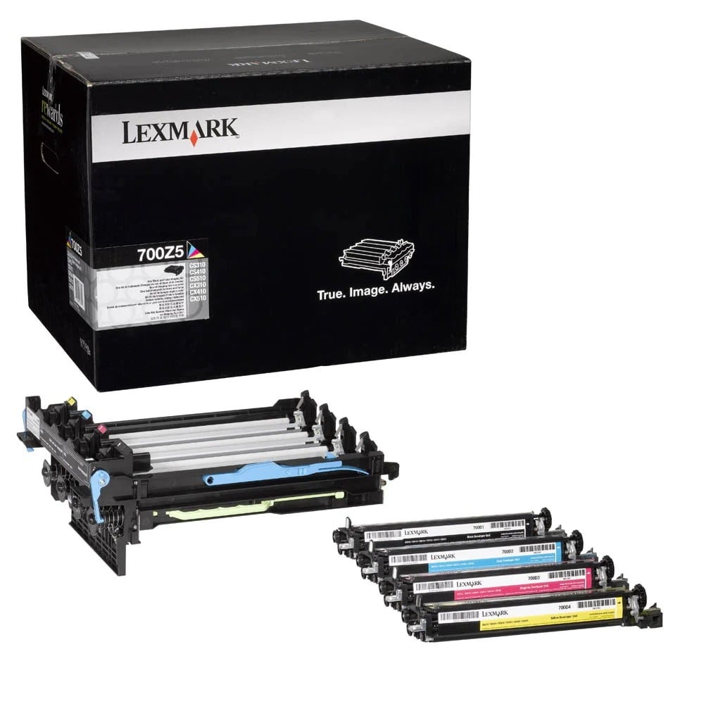 Genuine Lexmark 70C0Z50 700Z5 Black & Colour Imaging Kit