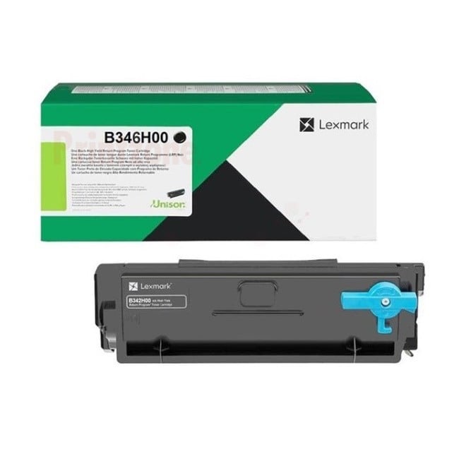 Genuine Lexmark B346H00 High Yield Black Toner Genuine Lexmark B346H00 High Yield Black Toner