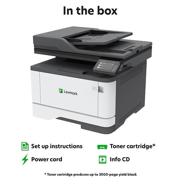 Lexmark MB3442i Mono Multifunction Laser Printer 40ppm / Wireless / Duplex