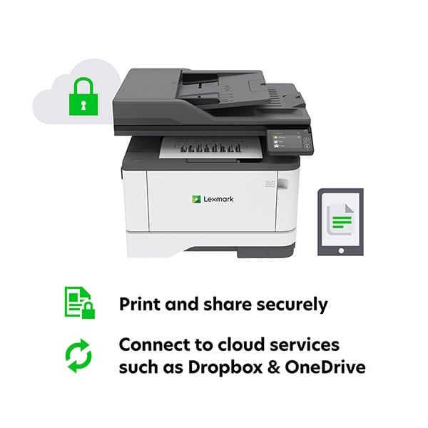 Lexmark MB3442i Mono Multifunction Laser Printer 40ppm / Wireless / Duplex