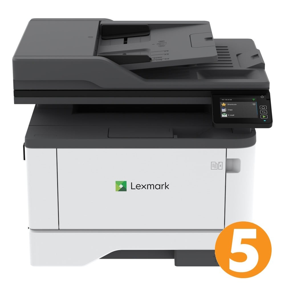 5 x Lexmark MB3442i Mono Multifunction Laser Printer 40ppm / Wireless / Duplex