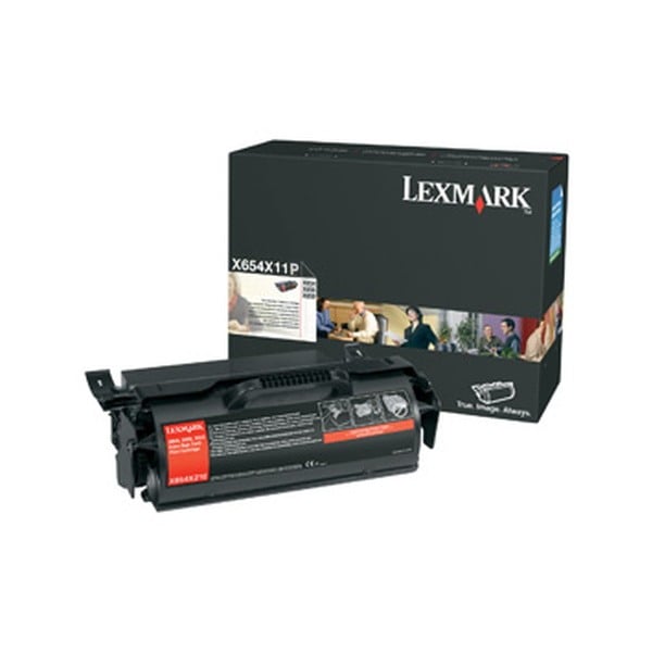 Genuine Lexmark X654X11P Black Toner Cartridge Extra High Yield