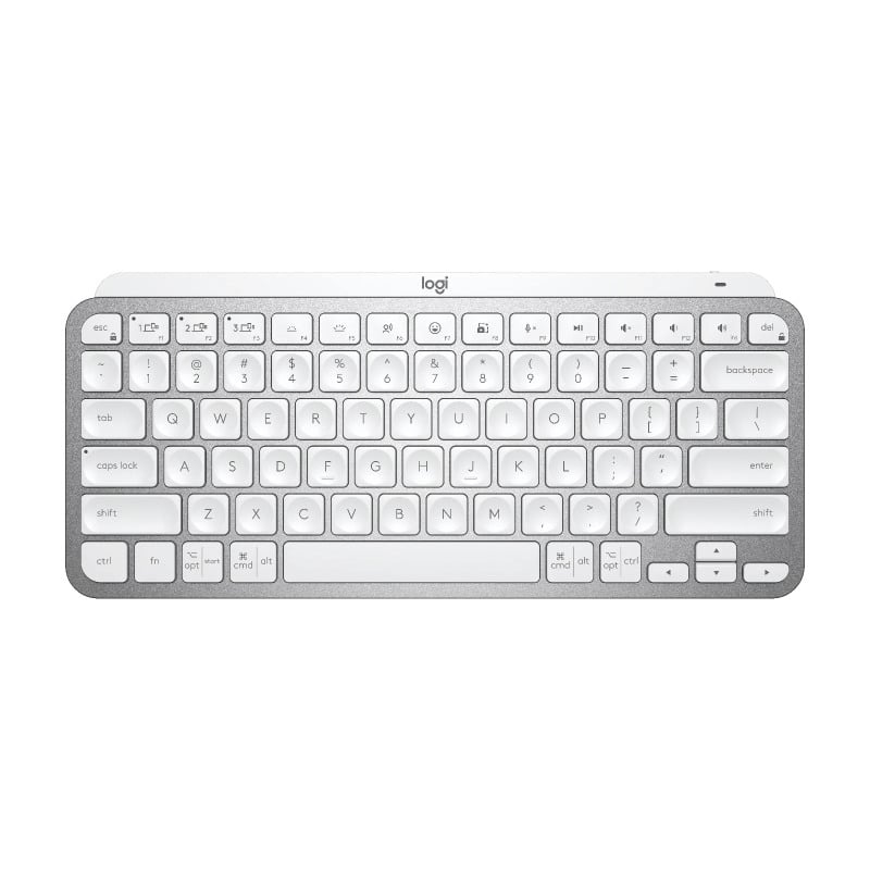 Logitech MX Master KEYS Mini Illuminated Wireless TKL Keyboard - Pale Grey
