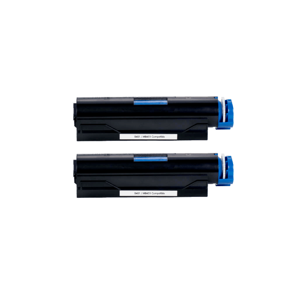 Compatible OKI B401 MB451 High Yield Toner 2 PACK Compatible OKI B401 MB451 High Yield Toner 2 PACK