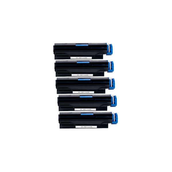 Compatible OKI B401 MB451 High Yield Toner 5 PACK Compatible OKI B401 MB451 High Yield Toner 5 PACK